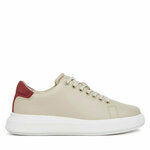 Tenisice Calvin Klein Cupsole Lace Up - Suede Bt HW0HW02404 Bež