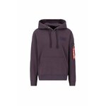ALPHA INDUSTRIES Sweater majica limeta / krvavo crvena / burgund