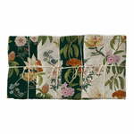 Set od 4 salvete od lana Madre Selva Spring, 43 x 43 cm