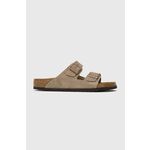 BIRKENSTOCK Natikače s potpeticom taupe siva