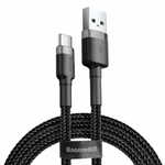 BASEUS USB 2.0 Type C transformator Crno 1m CATKLF-BG1