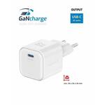 SWISSTEN MREŽNI ADAPTER GaN 1x USB-C 35W POWER DELIVERY BIJELI