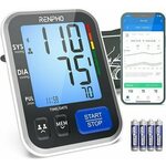 Tlakomjer RENPHO Blood Pressure Monitor, mjerenje krvnog tlaka i pulsa, praćenje rezultata i izrada grafikona PEU-TMB-1872-T-WH