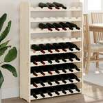 vidaXL Stalak za vino 72,5 x 25 x 111,5 cm od masivne borovine