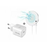 Wall Charger Celly Magchargekit White 20 W 2100 W