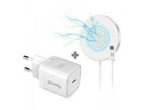 Wall Charger Celly Magchargekit White 20 W 2100 W