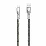 Dudao Zinc Alloy kabel USB / Micro USB 5A 1m, siva (L3PROM gray)