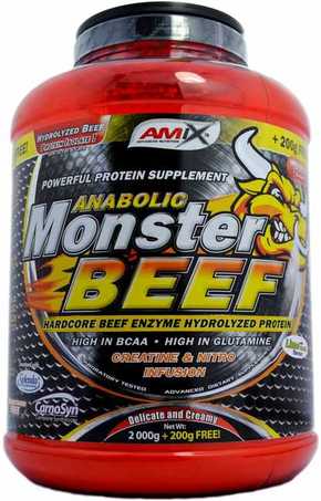 AMIX Anabolic Monster BEEF 90 Protein strawberry banana 2200 g