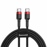 Baseus Cafule Series kabel za punjenje/podatkovni kabel USB-C na USB-C PD2.0 60W Flash 2m, crveno-crni