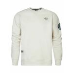 Petrol Industries Sweater majica svijetloplava / crna / prljavo bijela 23320893