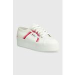 Tenisice Superga 2790 ROUND STRIPES za žene, boja: bijela, S4128TW