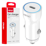 AMiO auto punjač USB-C 20W 12/24V AMiO-03880Car charger USB-C 20W 12/24V AMiO-03880 AMP-03880