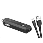 AVACOM CarMAX 2 auto punjač 2x Qualcomm Quick Charge 2.0, crni (mikro USB kabel)