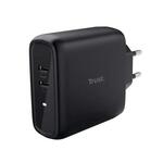 TRUST punjač MAXO 65W, 2x USB-C, crni